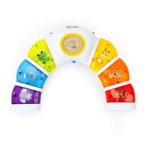 Baby Einstein Glow & Discover Light Bar Musical Activity Station and Tummy Time Toy, Montessori Cause and Effect Early Learning for 3-36 months