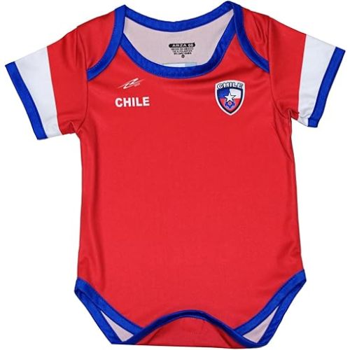 ARZA Chile Soccer Baby Outfit Mameluco New W/O Tag Sizes 3 to 12 Months Red