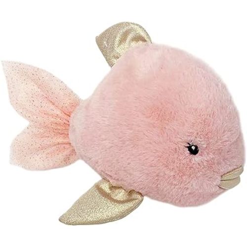 MON AMI Crystal The Fish Stuffed Animal – 13”, Fish Plush, Use as Toy or Nursery Room Décor, Great for Kids of All Ages