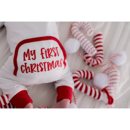 My First Christmas outfit, Baby Christmas outfit, monogrammed Christmas pajamas monogrammed girls outfit, Christmas Morning outfit, photos,