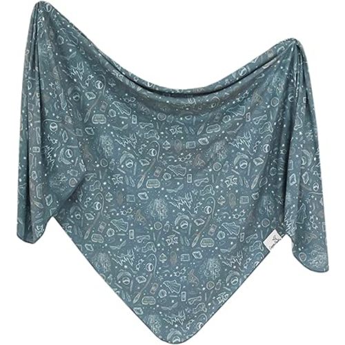 Copper Pearl Baby Swaddle Blanket - Premium Knit Baby Blanket, Large Soft Stretchy Receiving Blankets for Baby Boy and Girl, Swaddles for Newborn, Infant, and Toddler (Hogwarts™)