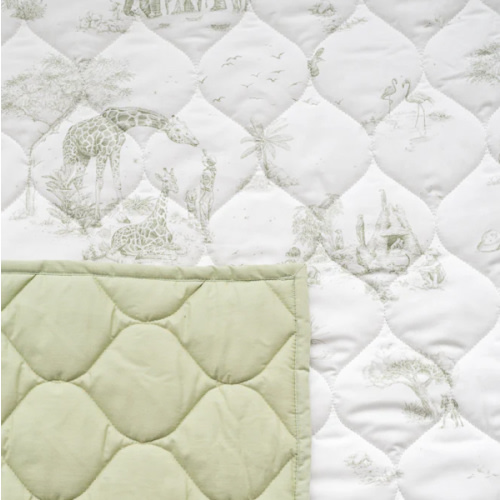 Safari Toile Quilted Playmat