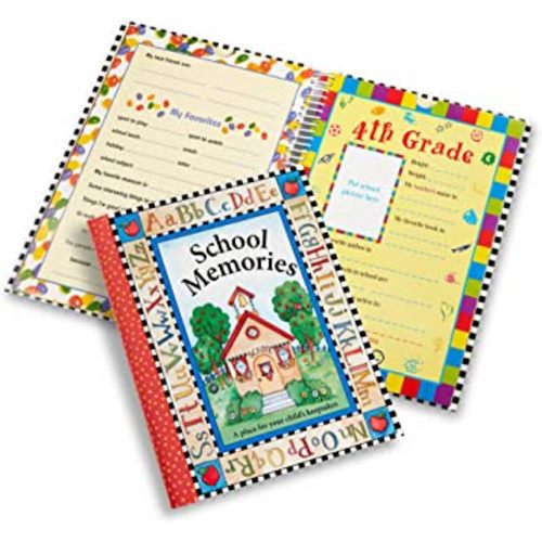 Deluxe School Memories Keepsake Photo Album Scrapbook from Preschool Through 12th Grade