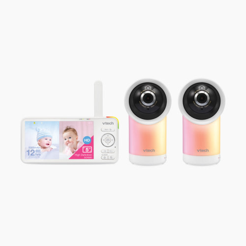 VTech RM5766-2HD 2 Camera 5" Smart 1080p Pan & Tilt Video Monitor