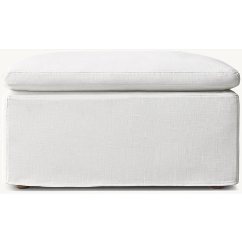 Cloud Slipcovered Track Arm Ottoman | RH Baby & Child