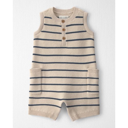Baby Organic Cotton Knit Romper in Stripes - Little Planet | Carter's