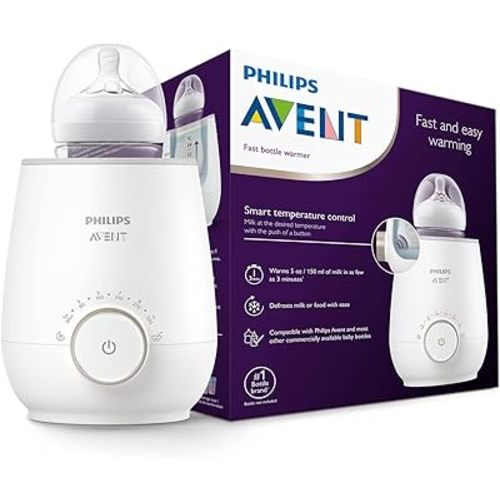 Philips Avent Premium Bottle Warmer with Smart Temperature Control: Warms Evenly, No Hotspots, Keep Warm & Auto Shut-Off, SCF358/00