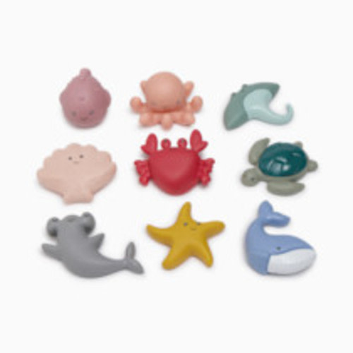 Milou Sea Creature Bath Toys - Multi