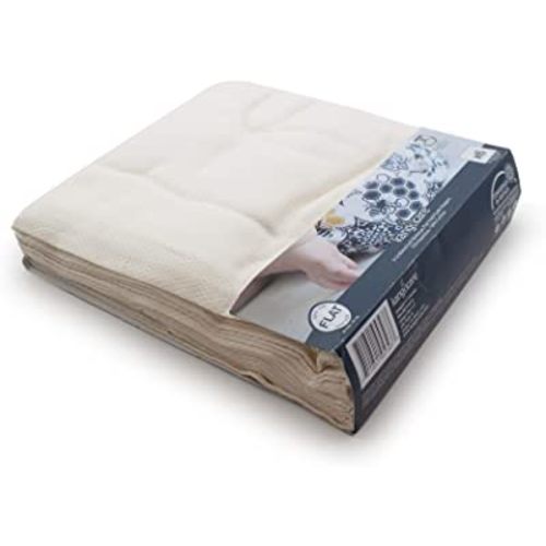 Kanga Care Reusable Unbleached Birdseye 70% Bamboo Rayon 30% Cotton Flat Fold Cloth Diapers (6pk) One Size 4-35+lbs