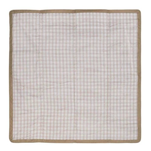 Outdoor Blanket (5x5) - Beige Buffalo Check