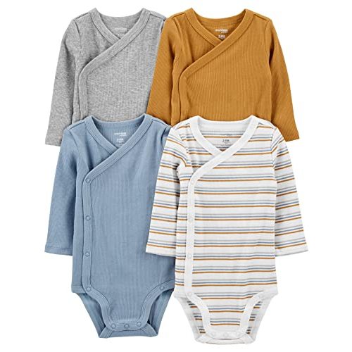 Simple Joys by Carter's unisex-baby 4-pack Side Snap Bodysuit