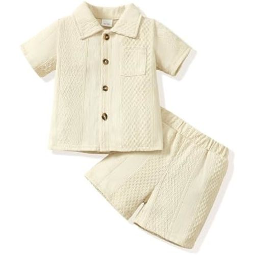 Toddler Baby Boy Clothes Summer Outfits Cotton Short Sleeve T-Shirt Dinosaurs Shorts Set Boy Clothes Outfits Set