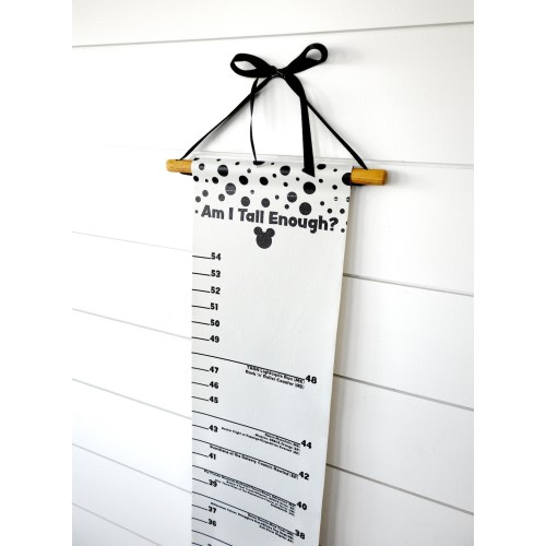 Disney World Ride Height Growth Chart