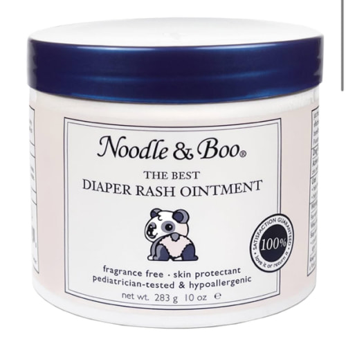 Noodle & Boo The Best Diaper Rash Ointment, Multi Purpose Baby Skin Care Zinc Oxide Ointment For Diaper Rash Prevention, Treatment & Relief, Fragrance Free
