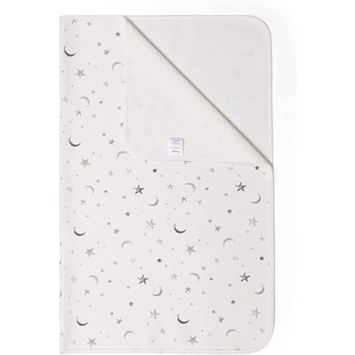 Baby Waterproof Bed Pad Washable Mattress Pad Reusable Underpads Bed-White Star