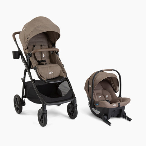 Joie Ginger and Mint Latch Travel System - Mocha