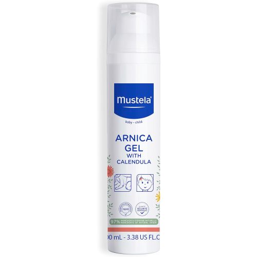 Mustela Baby Arnica Gel with Calendula - Soothing Gel for Boo Boos - Fragrance-Free, Alcohol-Free & Vegan - 3.38 fl. oz, White