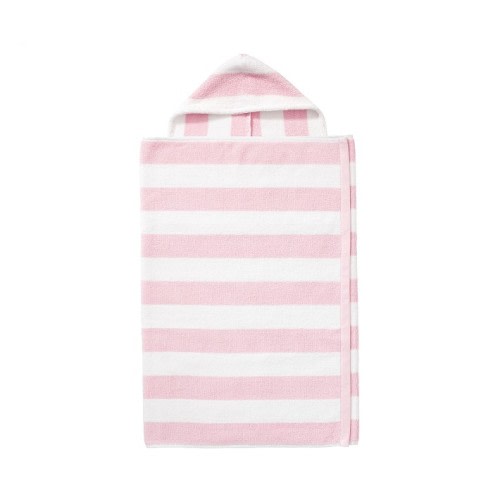 Rugby Stripe Kid Hooded Towels