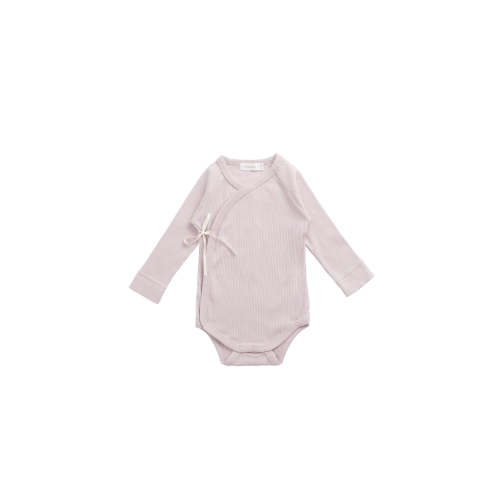 Organic Cotton Modal Marina Long Sleeve Bodysuit - Violet Tint – Jamie Kay USA