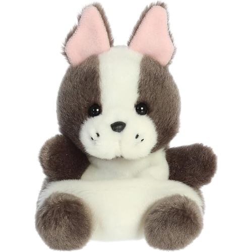 Aurora® Adorable Palm Pals™ Beau French Bulldog™ Stuffed Animal - Pocket-Sized Play - Collectable Fun - Brown 5 Inches