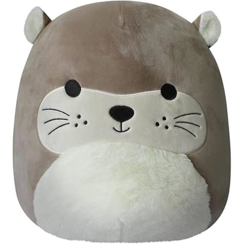 Squishmallows 14-Inch Light Brown Otter with Fuzzy Ears Plush - Add RIE to Your Squad, Ultrasoft Stuffed Animal Large Plush Toy, Official Kelly Toy Plush