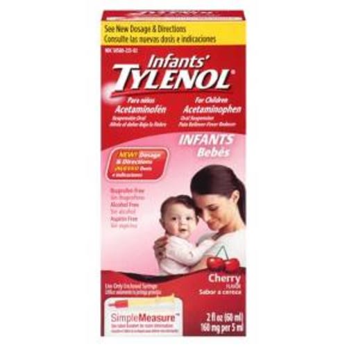 Infants' Tylenol Pain Reliever and Fever Reducer Cherry Drops - 2 oz