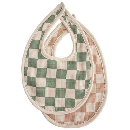 mushie Muslin Bib 2-Pack – Mushie