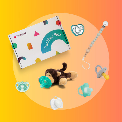 Babylist Pacifier Box (6 Pacifiers + 1 Clip)