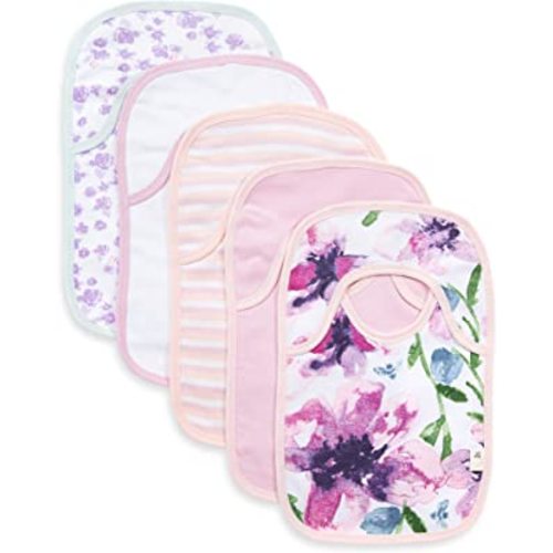 Burts Bees Baby Unisex-Child Pull On Bibs