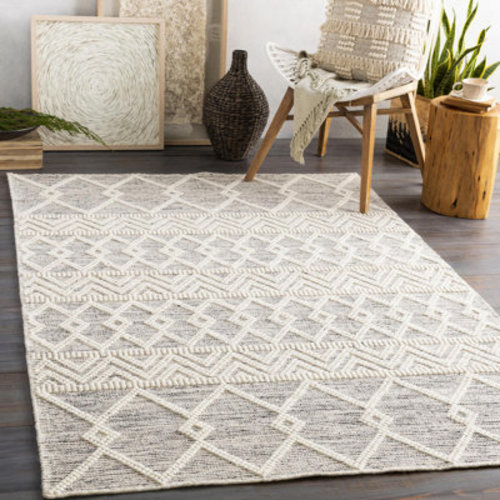 Langley Street Hugley Moroccan Tassel Shag 640 Area Rug In Ivory / Beige | Wayfair
