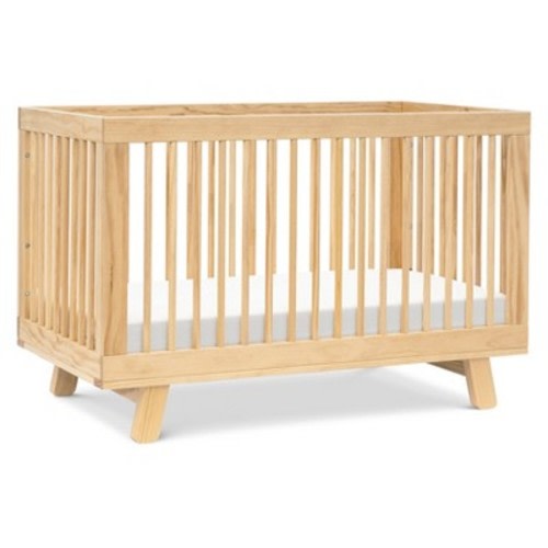 Babyletto Hudson 3-in-1 Convertible Crib with Toddler Rail, Color: Natural