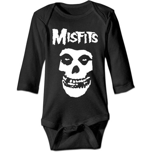 Misfits Punk Rock Baby Bodysuit Unisex Romper