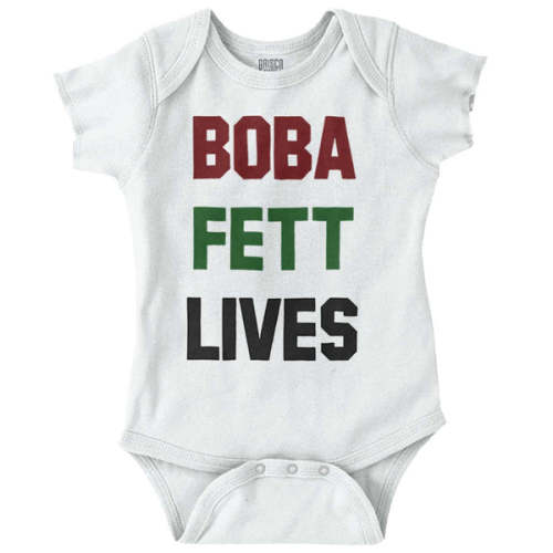 Boba Fett Lives Romper Bodysuit | Brisco Baby
