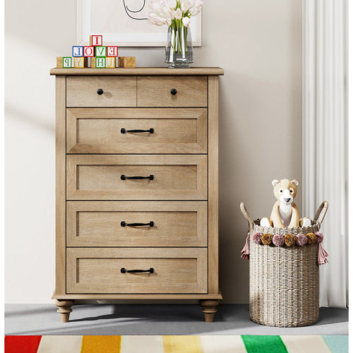 Charlton Home® Scarlett Kids 5 - Drawer Dresser & Reviews | Wayfair