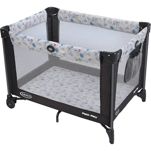 Graco Pack and Play Portable Playard, Push Button Compact Fold, Carnival