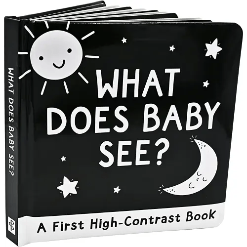 What Does Baby See? A High-Contrast Board Book (Padded Cover)