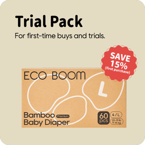 Eco Boom Bamboo Diaper Trial Pack