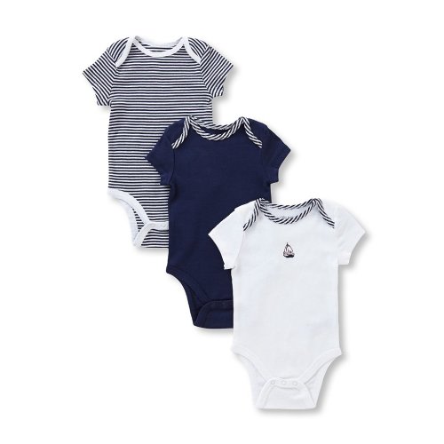 Little Me Baby Boys Sailboat 3-Pack Bodysuits