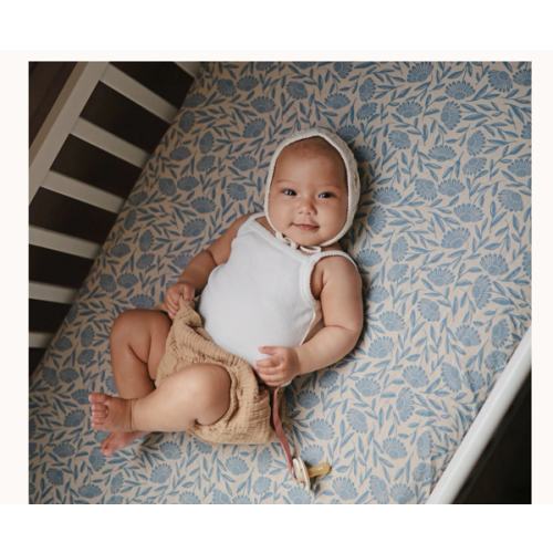Mushie Extra Soft Muslin Crib Sheet