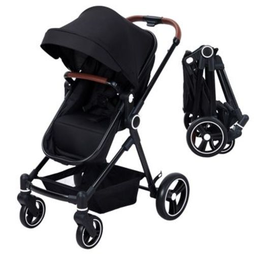 2 In 1 Baby Stroller For Toddler,high Landscape Infant Stroller With Large Storage Basket