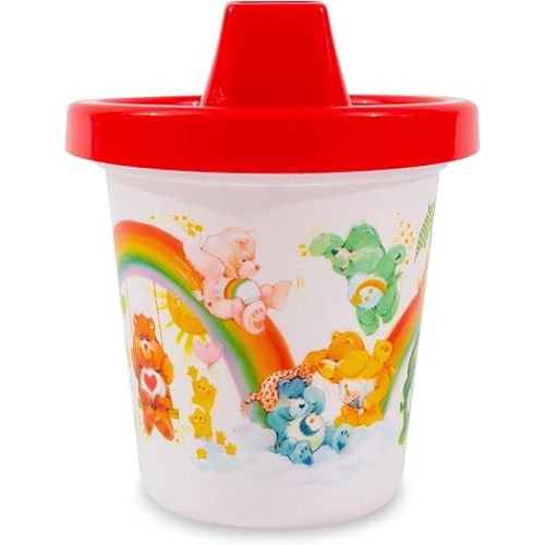 Gamago Care Bears Baby Sippy Cup - Adorably Cute Learner Sippy Cup for Babies, Toddlers & Kids - 6+ Months Old - Holds 7 Ounces - BPA-Free - Food-Safe - Spill Proof - Easy to Clean