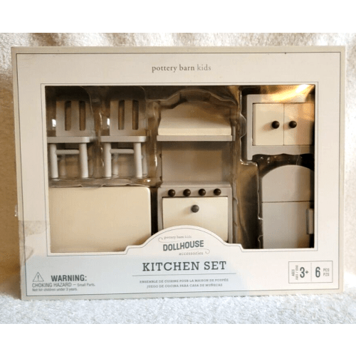 Pottery Barn Kids DOLLHOUSE ACCESSORIES KITCHEN SET New in Box