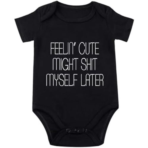 listery Funny Romper Cute Novelty Infant Baby Bodysuit Funny Baby infant Pregnancy Announcements