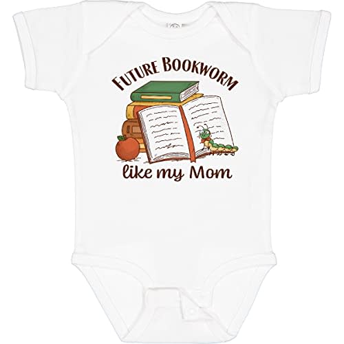 inktastic Future Bookworm Like My Mom Baby Bodysuit