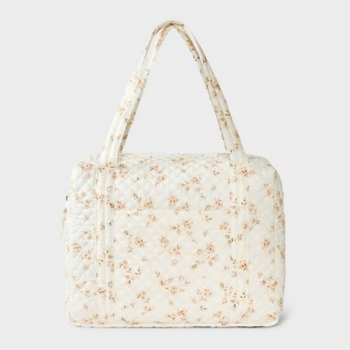 Quilted Weekender Duffel Bag - Universal Thread™ Cream