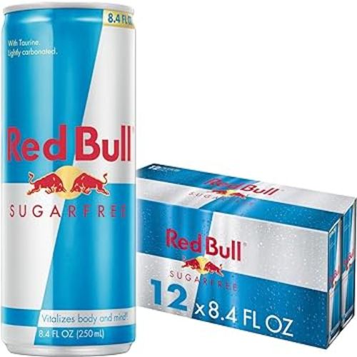 Red Bull Sugarfree, Energy Drink, 8.4-Fl OZ (12 Pack)