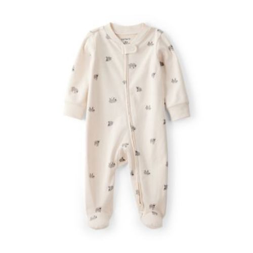 Baby Sheep Printed Footie Pajamas