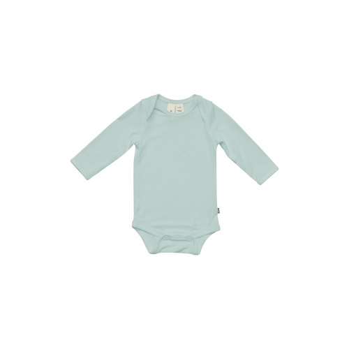Baby Long Sleeve Bodysuit, 0-3 M, Sage