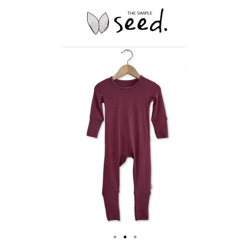Maroon Day to Night Romper