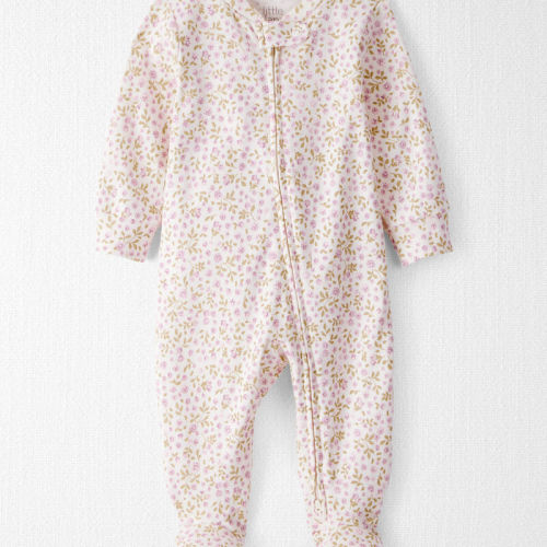 Botanic Muse Baby Organic Cotton Sleep & Play Pyjamas in Botanic Muse Print | Carter’s Oshkosh Canada